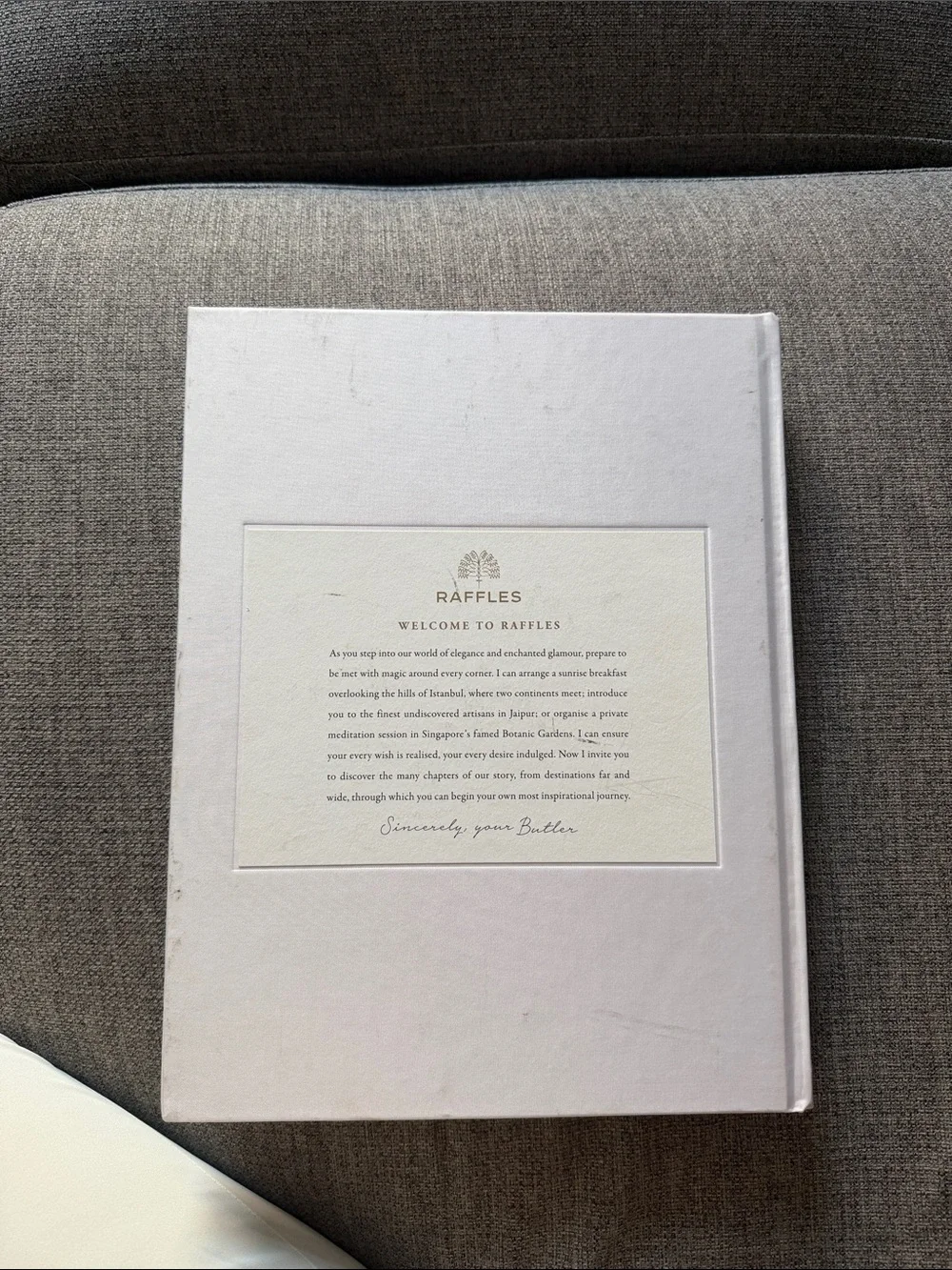 Assouline From Your Butler Coffee Table Book - White & Silver